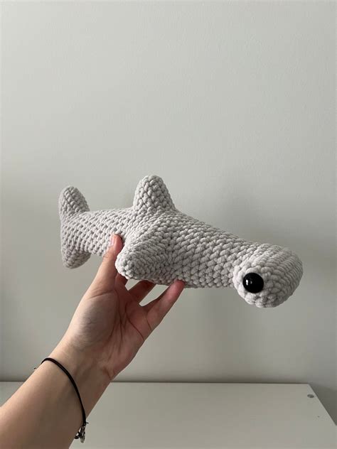 Crochet Hammerhead Shark Plushie Etsy