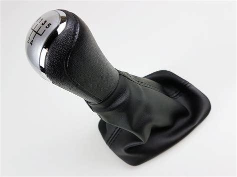 Skoda Fabia 1999 07 5 Speed Manual Gear Shift Knob Gaiter Boot Black