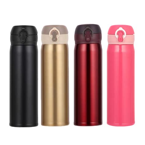 Ml Stainless Steel Insulated Water Bottle Vacuum Thermos Travel