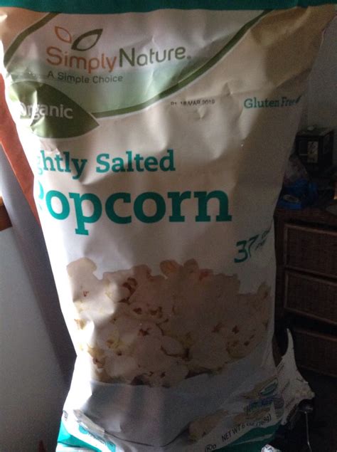 Simply Nature Organic Lightly Salted Popcorn Reviews Abillion