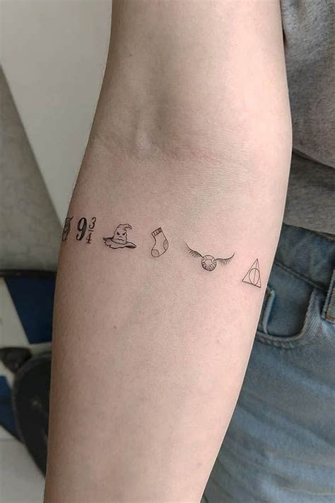 Tatuajes que todo fan de Harry Potter debería tener Tiny harry potter