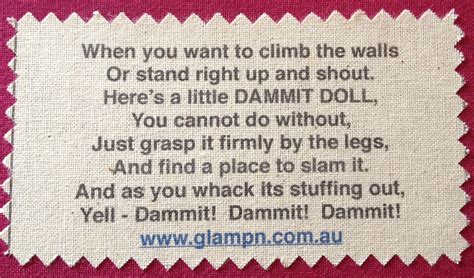 Dammit Doll Verse Dammit Doll Yarn Dolls Dolls Handmade