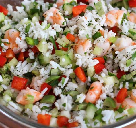 Shrimp And Rice Salad Mother Would Know