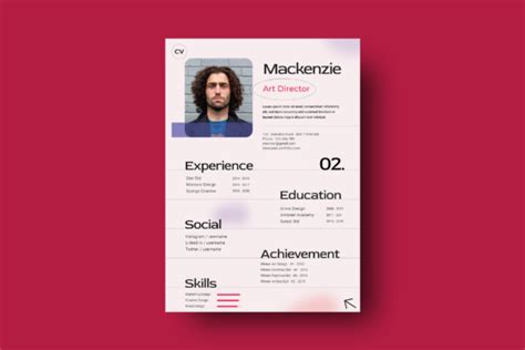 Mackenzie Resume Graphic By Storictype Creative Fabrica