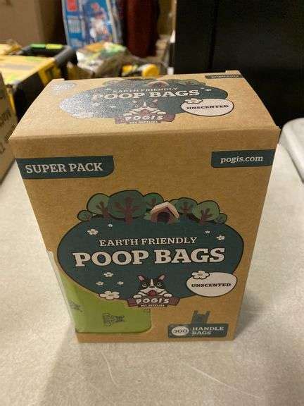 Pogis Earth Friendly Poop Bags Super Pack 300 Count Matthews Auctioneers