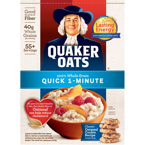 Quaker Oats Quick 1 Minute Oatmeal Breakfast Cereal 40 Oz Bags 2