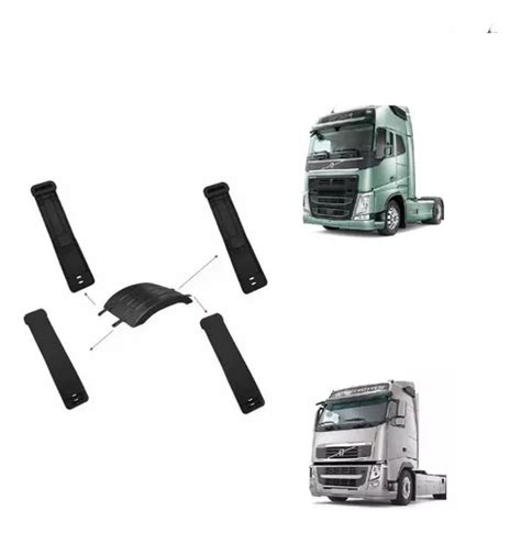 Kit Presilha Borracha Paralama Traseiro Volvo Fh