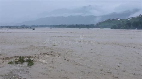 Flood Wash Away Infrastructure In Swat Valley Pakistan Stock Video