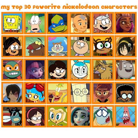 My Top 30 Favorite Nickelodeon Characters Vol 1 by Tagirovo on DeviantArt