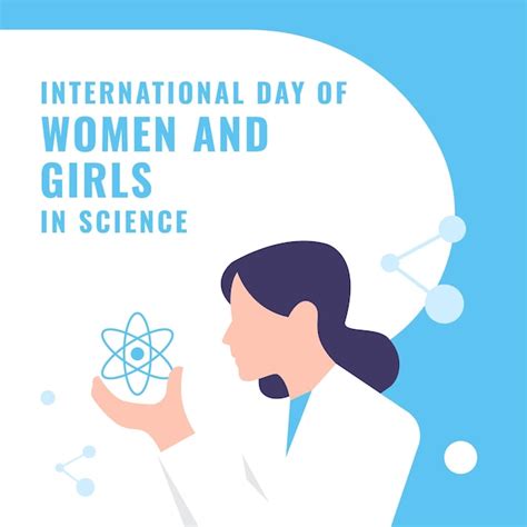 Premium Vector International Day Of Women And Girls In Science