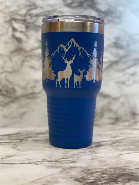 Laser Engraved Polar Camel Tumbler Insulated Stainless Steel Etsy