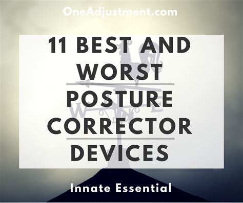 11 Best and Worst Posture Corrector Devices - One Adjustment