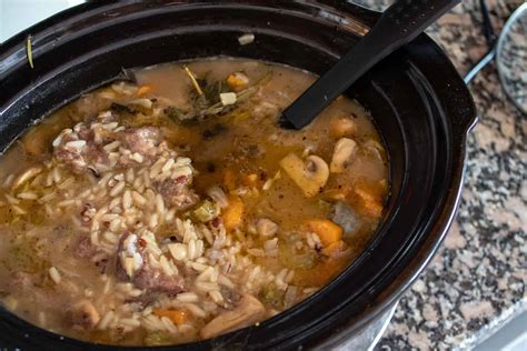 Slow Cooker Beef Stew With Wild Rice Recipe Jen Reviews