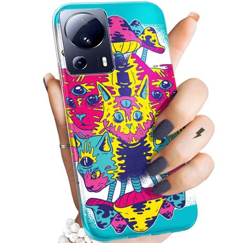 ETUI DO XIAOMI 13 LITE CIVI 2 WZORY PSYCHO LSD PSYCHODELIC GRZYBKI