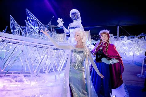 Disney’s ‘Frozen’-Inspired Ice Sculptures Wow Crowds at Belgium Festival | Disney Parks Blog