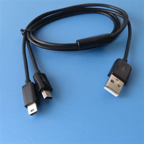 1m 3ft Dual Mini Usb Splitter Cable Power 2 Mini Usb Devices At Once In Data Cables From