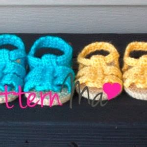 Crochet Baby Sandals Pattern Boy or Girl 9 - Etsy