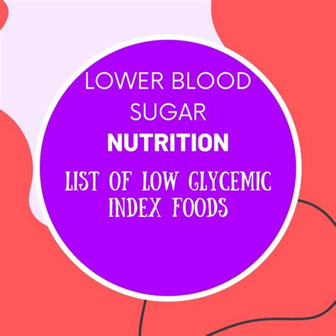 List of low glycemic index foods (pdf): for your convenience ...