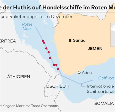 Rotes Meer USA gründen maritime Sicherheitsinitiative Deutschland