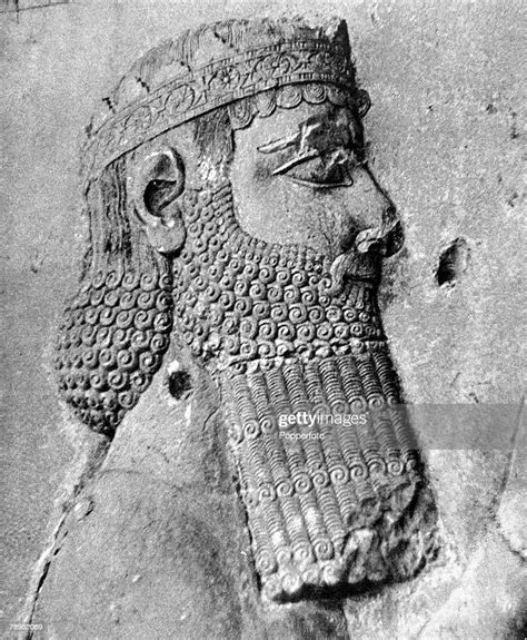 A Rock Sculpture Of King Darius I The Great King King Of Kings Of