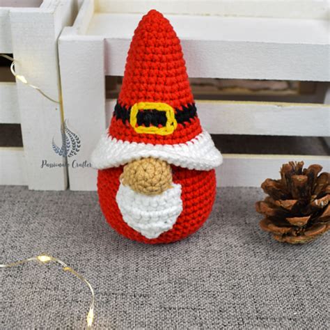 Ravelry Mini Santa Gnome Pattern By Tidzhen Gyuldzhu