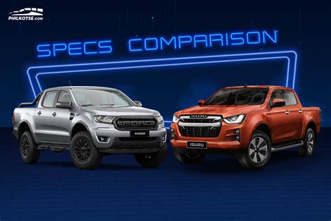 Isuzu D Max Vs Ford Ranger Fx Max Comparison Spec Sheet Battle