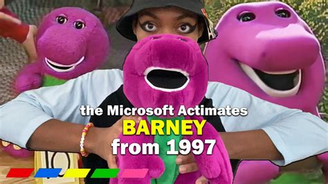 The Actimates Barney Plush From 1997 Youtube