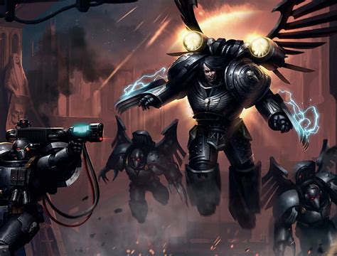 HD wallpaper: Horus Heresy, space marines, Warhammer 40 000, Raven Guard | Wallpaper Flare