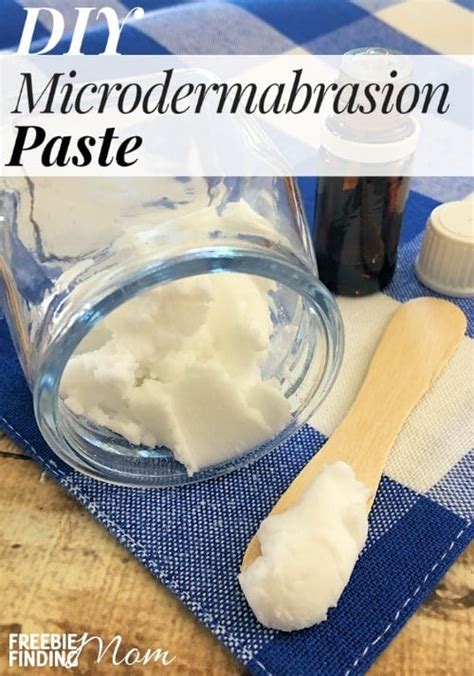 DIY Microdermabrasion Paste Recipe - Freebie Finding Mom