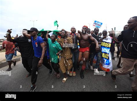 Lagos State Nigeria 1st August 2024 End Bad Governance Protest