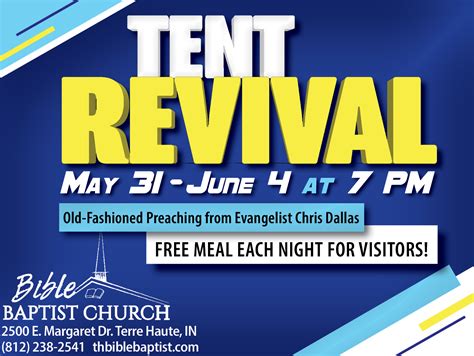 Tent Revival – Bible Baptist Church