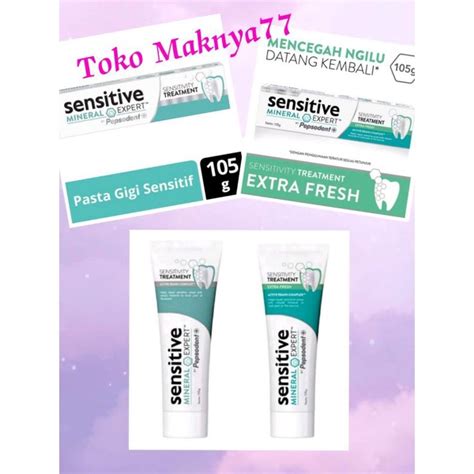 Jual Pepsodent Sensitive Mineral Expert Sensivity Treatment G