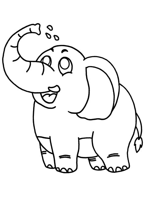 Dibujos De Elefante Kawaii Para Colorear Pintar E Imprimir Dibujos De Colorear