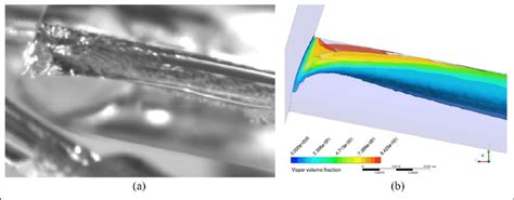 A Still Photograph Side View Of The Geometry Induced Cavitation