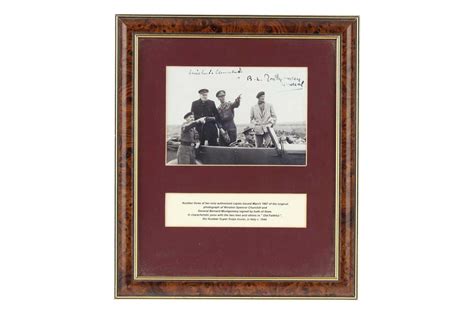 Lot 110 - A Limited Edition Photograph of Churchill