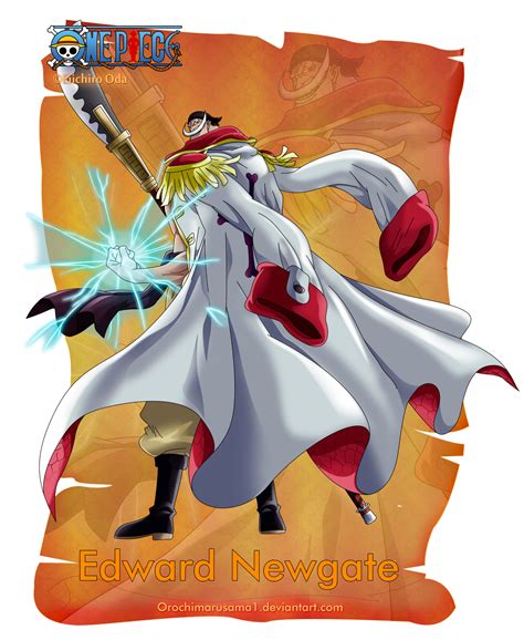 Edward Newgate by orochimarusama1 on @DeviantArt | One piece deviantart