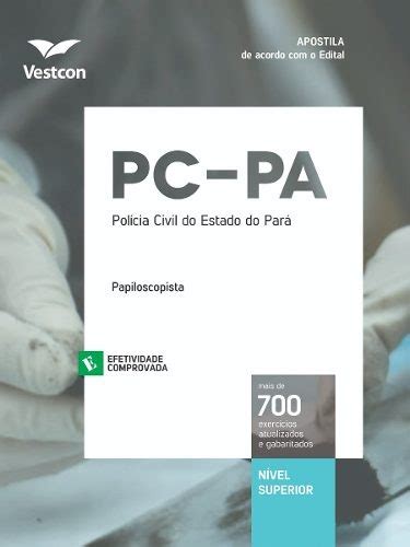 Apostila Pc Para Polícia Civil Papiloscopista Vestcon por R 94 90