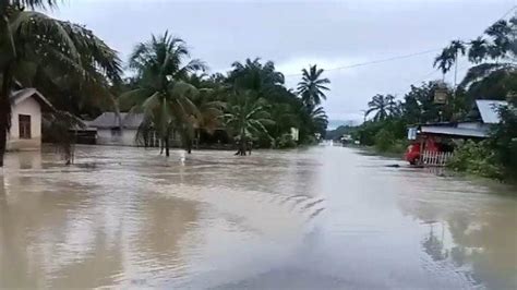 Banjir Kembali Rendam Sembilan Gampong Di Nagan Raya Akibat Luapan