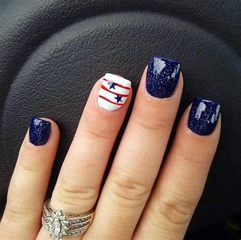 Patriotic Fourth Of July Nails Designs