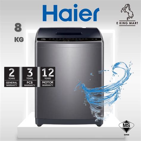 Haier Washing Machine Kg Top Load Fully Automatic Hwm S Dark