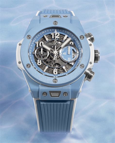 Hublot Debuts Limited Edition Big Bang Unico 45 Sky Blue Ablogtowatch