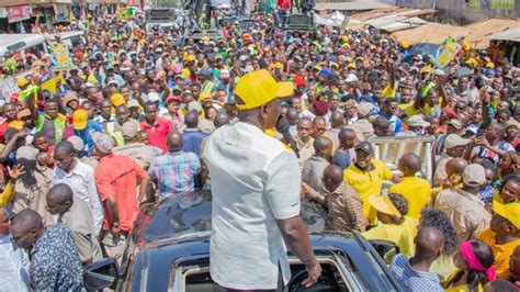 Live Dp Ruto Mudavadi Leading Kenya Kwanza Campaigns In Athi River