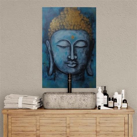 Tibetan Buddha Poster S Spiritual Artwork Zenartbliss