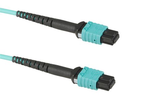 Mpo Fiber Cable Om3 12 Strand Type B Female To Female 2 Meters Lifet