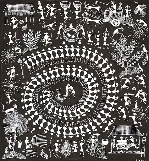 Tarpa Dance On Deepawali In Warli Village Exotic India Art