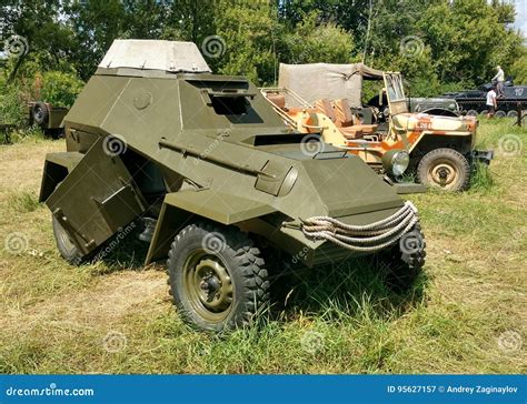 Soviet Armored Car Ba 64 Of The Second World War Editorial Photography Image Of Second