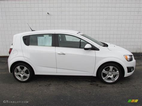 2013 Summit White Chevrolet Sonic LTZ Hatch 86451224 Photo 2