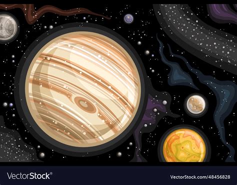 Fantasy space chart Royalty Free Vector Image - VectorStock