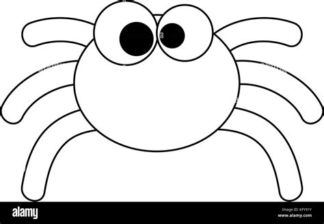 Cute Spider Clipart Black And White