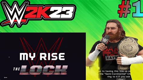 Wwe K My Rise Debut The Lock K Gameplay Youtube